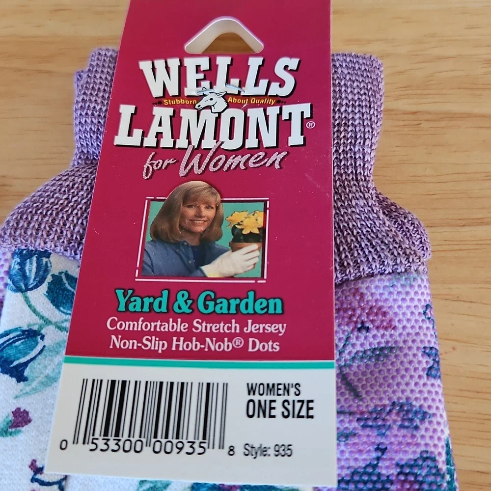 Wells Lamont Floral Garden Gloves Womens One Size NEW